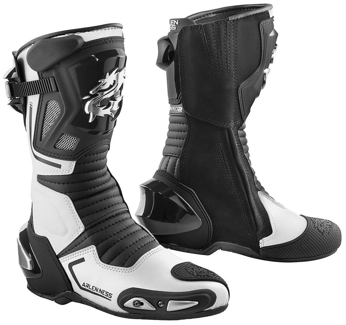 Arlen Ness Sugello Motorcycle Boots - Chromeburner