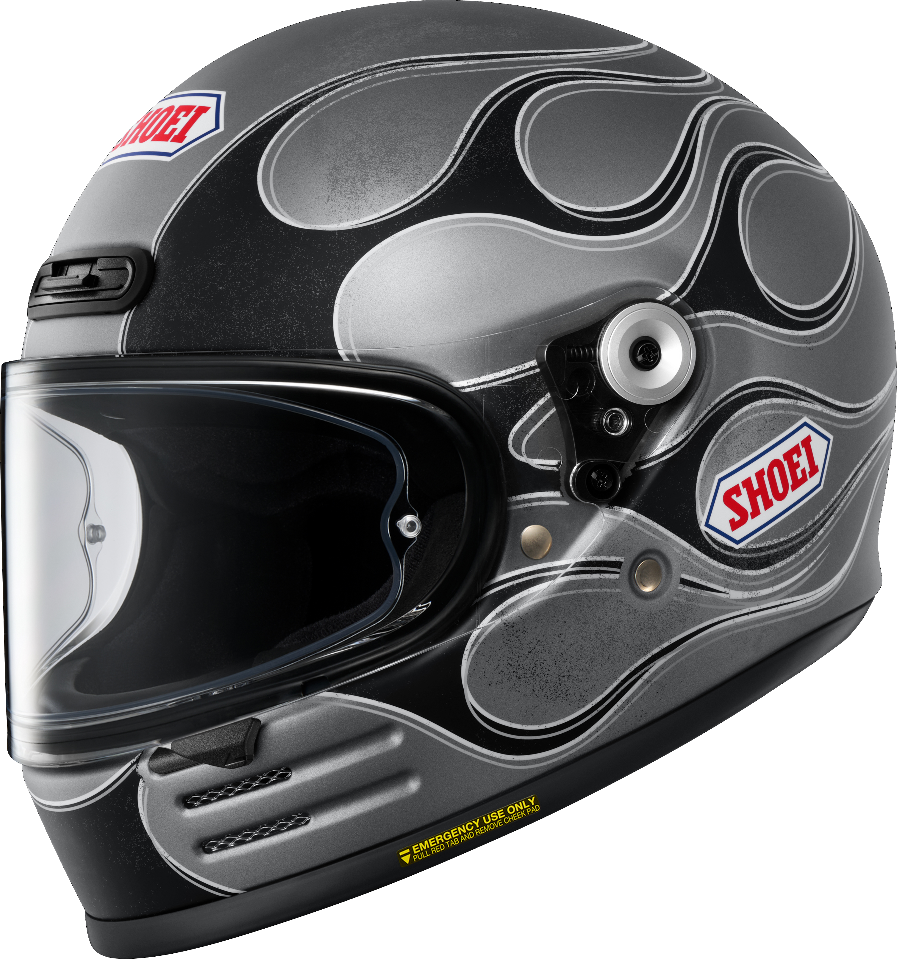 Shoei GLAMSTER06 BLAST TC-10 Helmet - Chromeburner