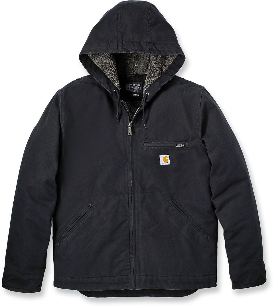 Carhartt Relaxed Fit Washed Duck Sherpa Lined Jacket - Chromeburner