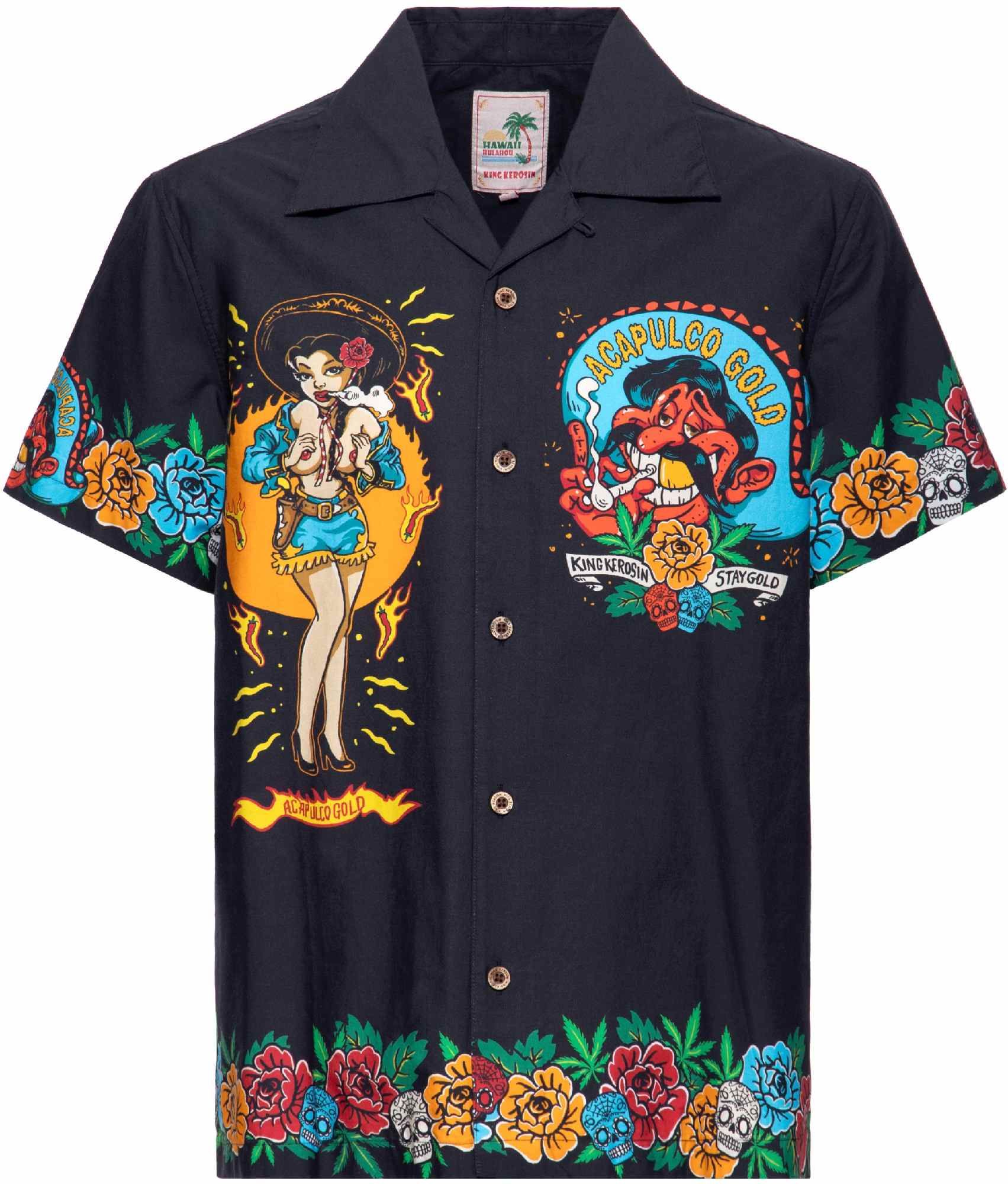 King Kerosin Acapulco Gold Short Sleeve Shirt - Chromeburner