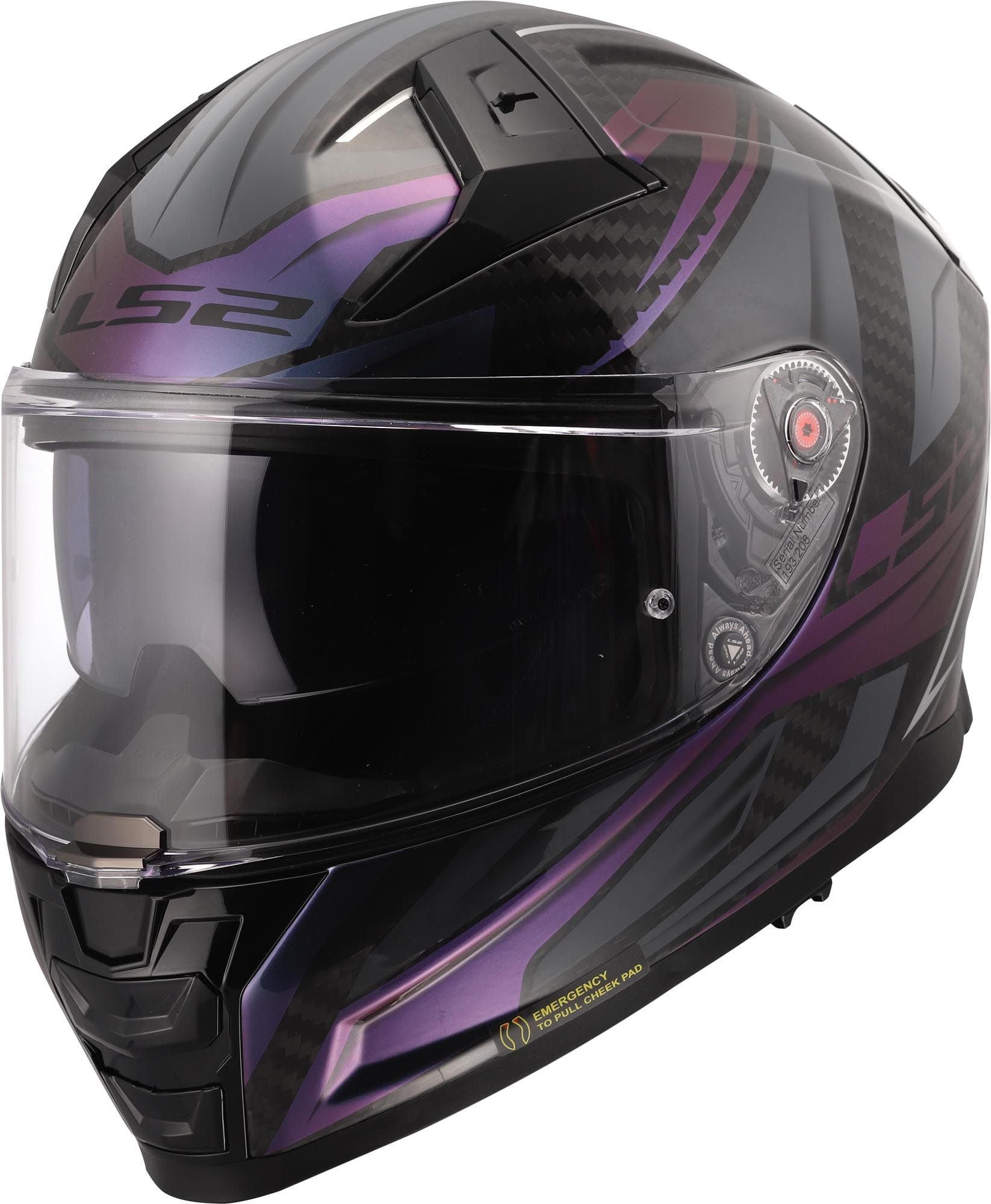 ロイファー LS2 FF811 Vector II Carbon Savage Helmet - Chromeburner