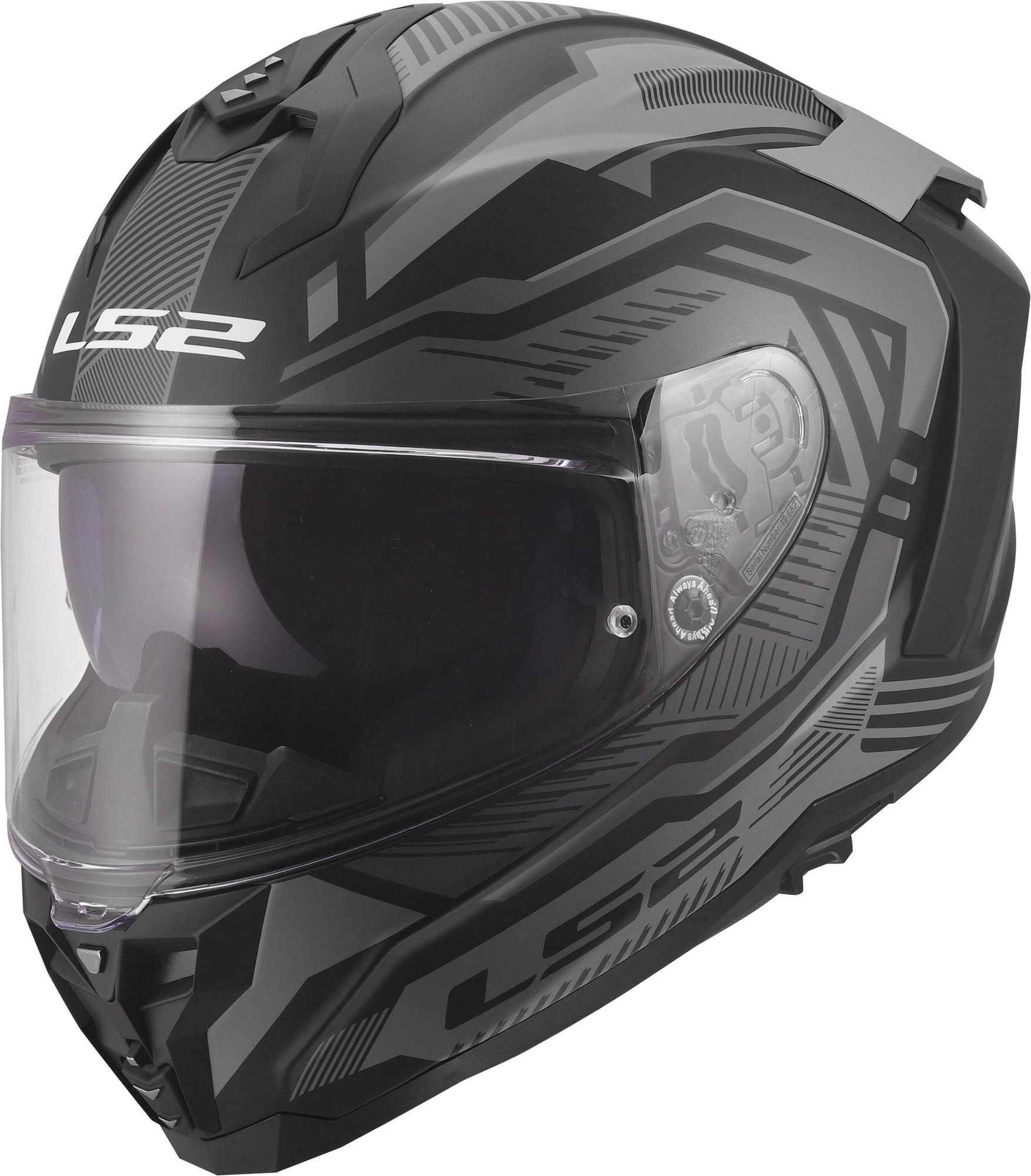 LS2 FF817 Challenger II Dravix Helm - Chromeburner