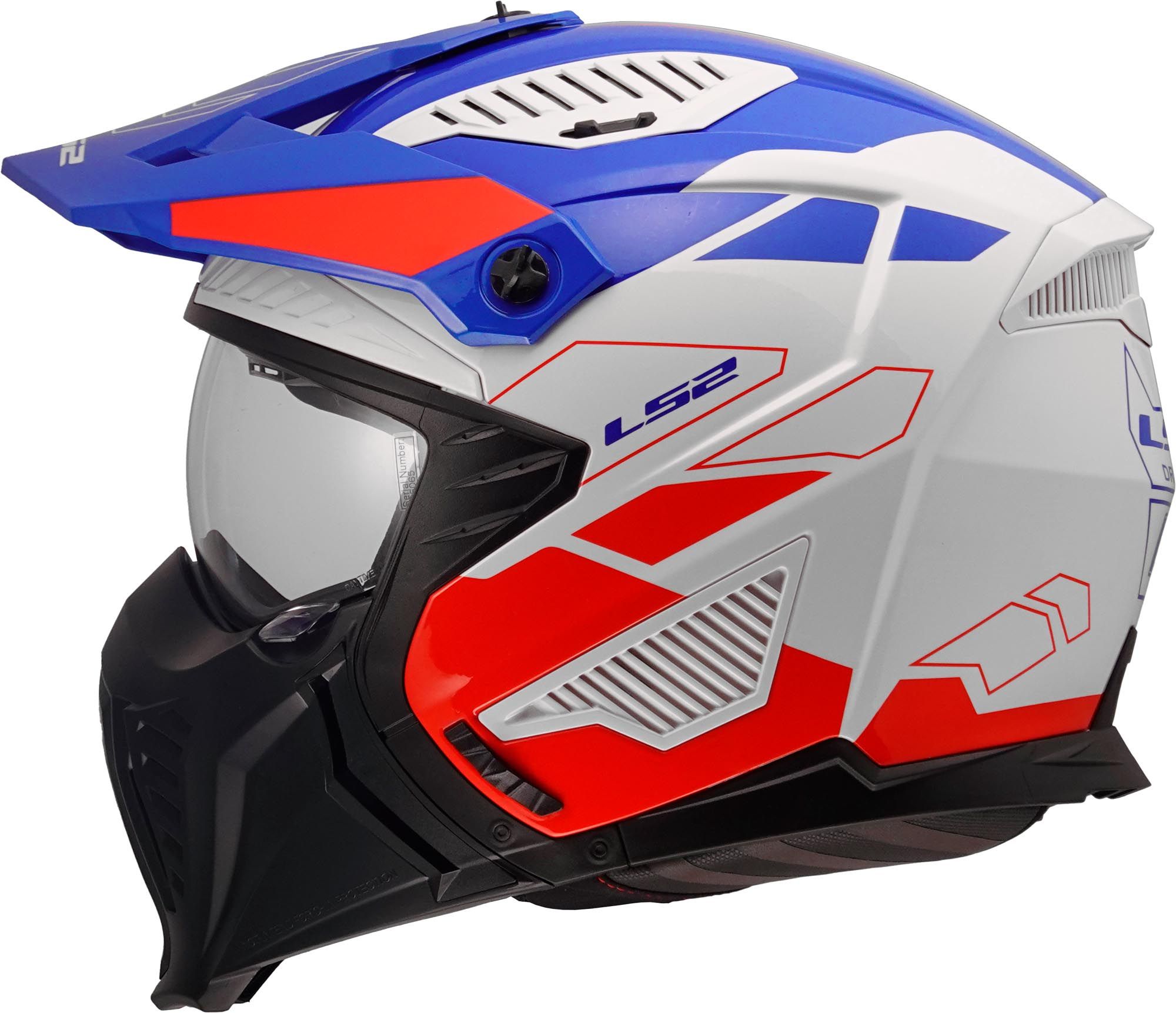 LS2 OF606 Drifter Trek Helmet - Chromeburner