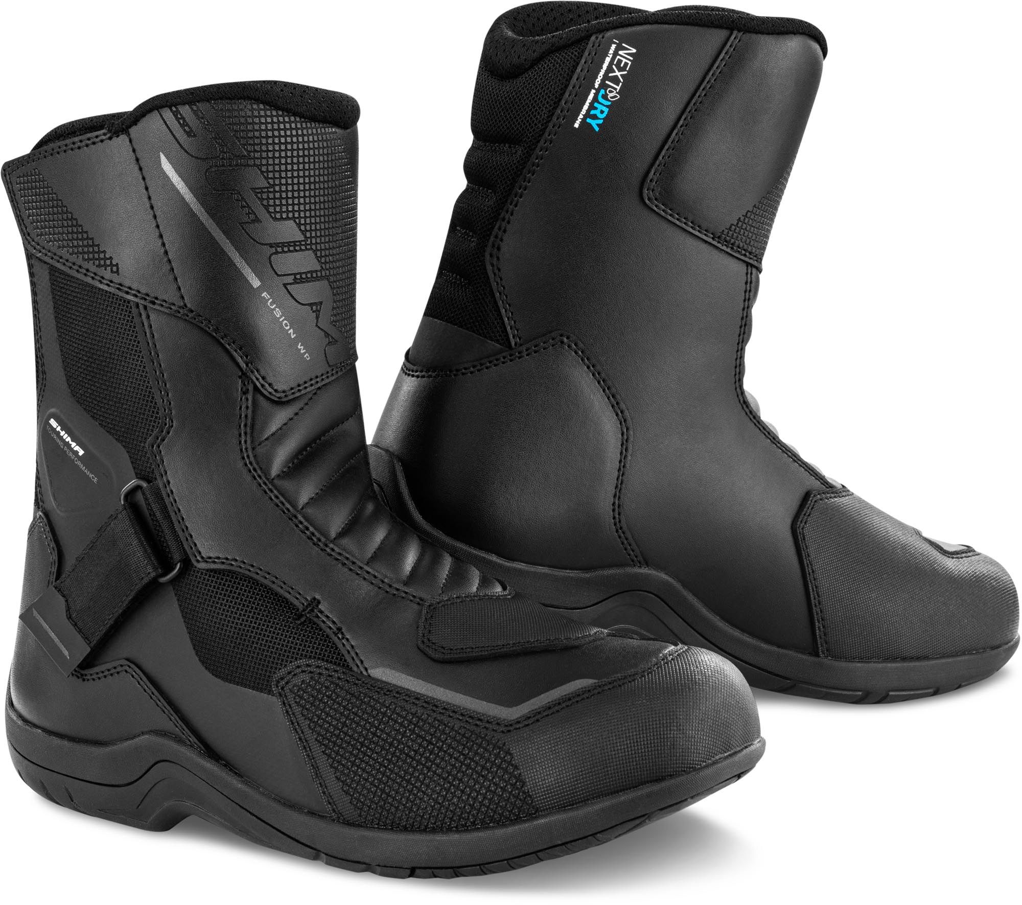 shima SHIMA Fusion WP Motorcycle Boots - Chromeburner