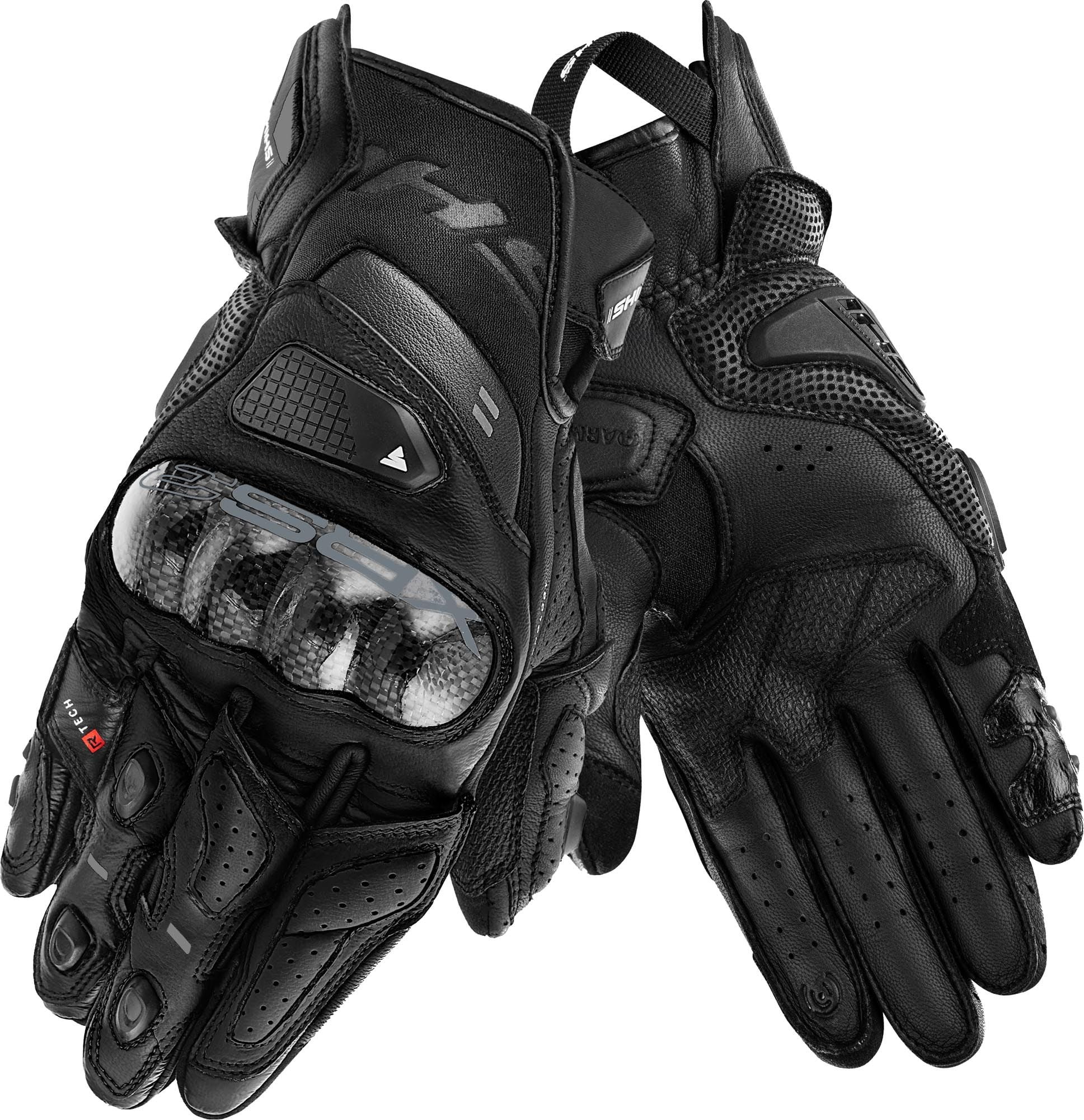 SHIMA XRS-3 Motorcycle Gloves - Chromeburner