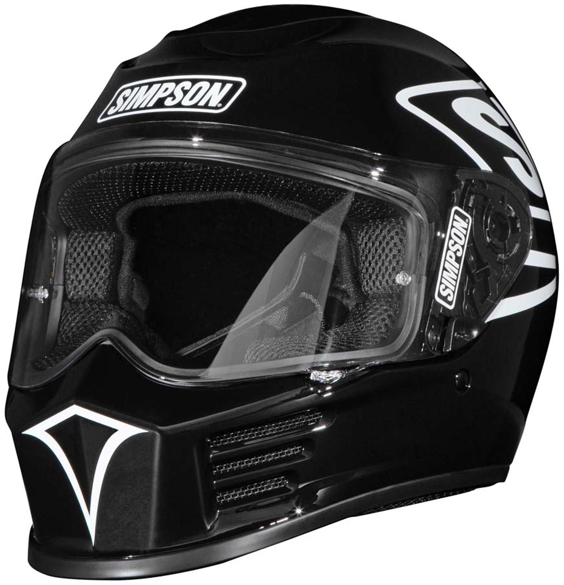H*o様 SIMPSON leather riders motor cycle Simpson Speed O´Clock Motorcycle Helmet - Chromeburner