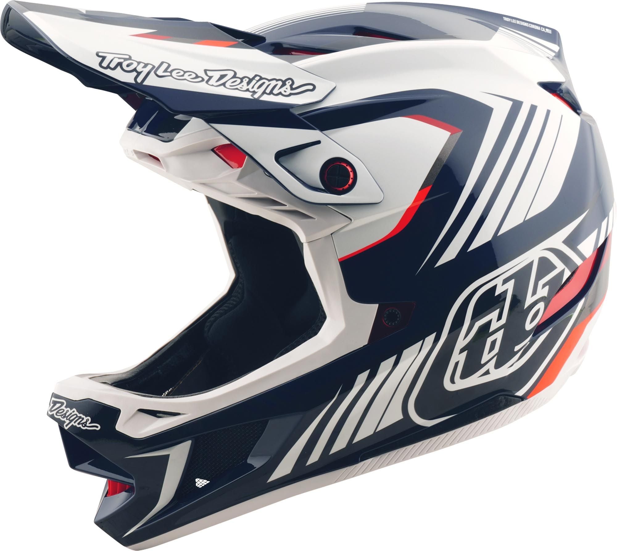 Troy Lee Designs D4 Qualifer Polyacrylite MIPS Downhill Helmet