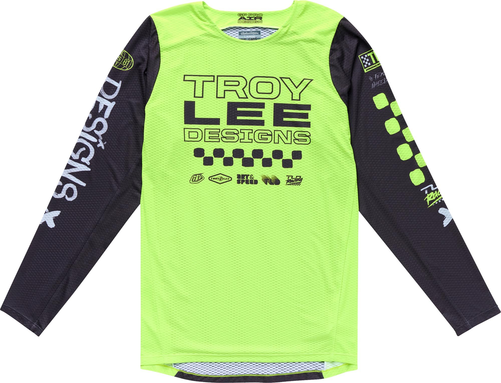 milly-3gor！ Troy Lee Designs GP Pro Air Standard Motocross Jersey - Chromeburner