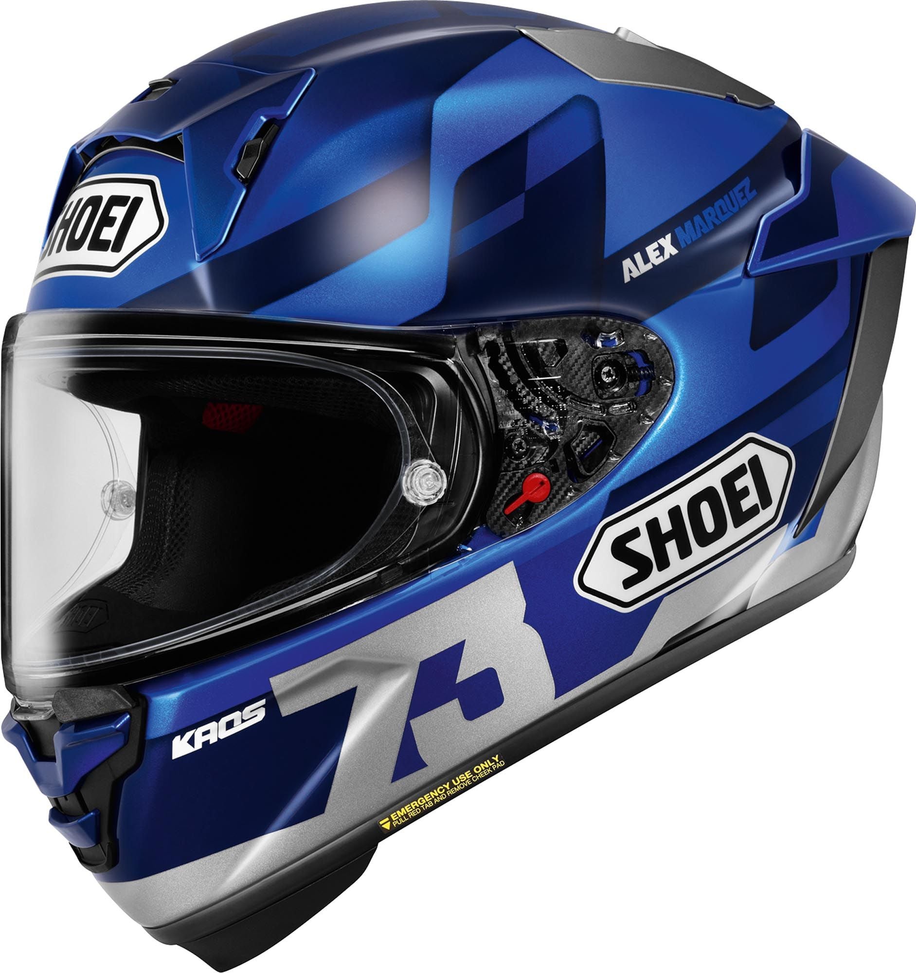 Shoei X-SPR Pro A. Marquez73 V3 TC-2 Helmet - Chromeburner