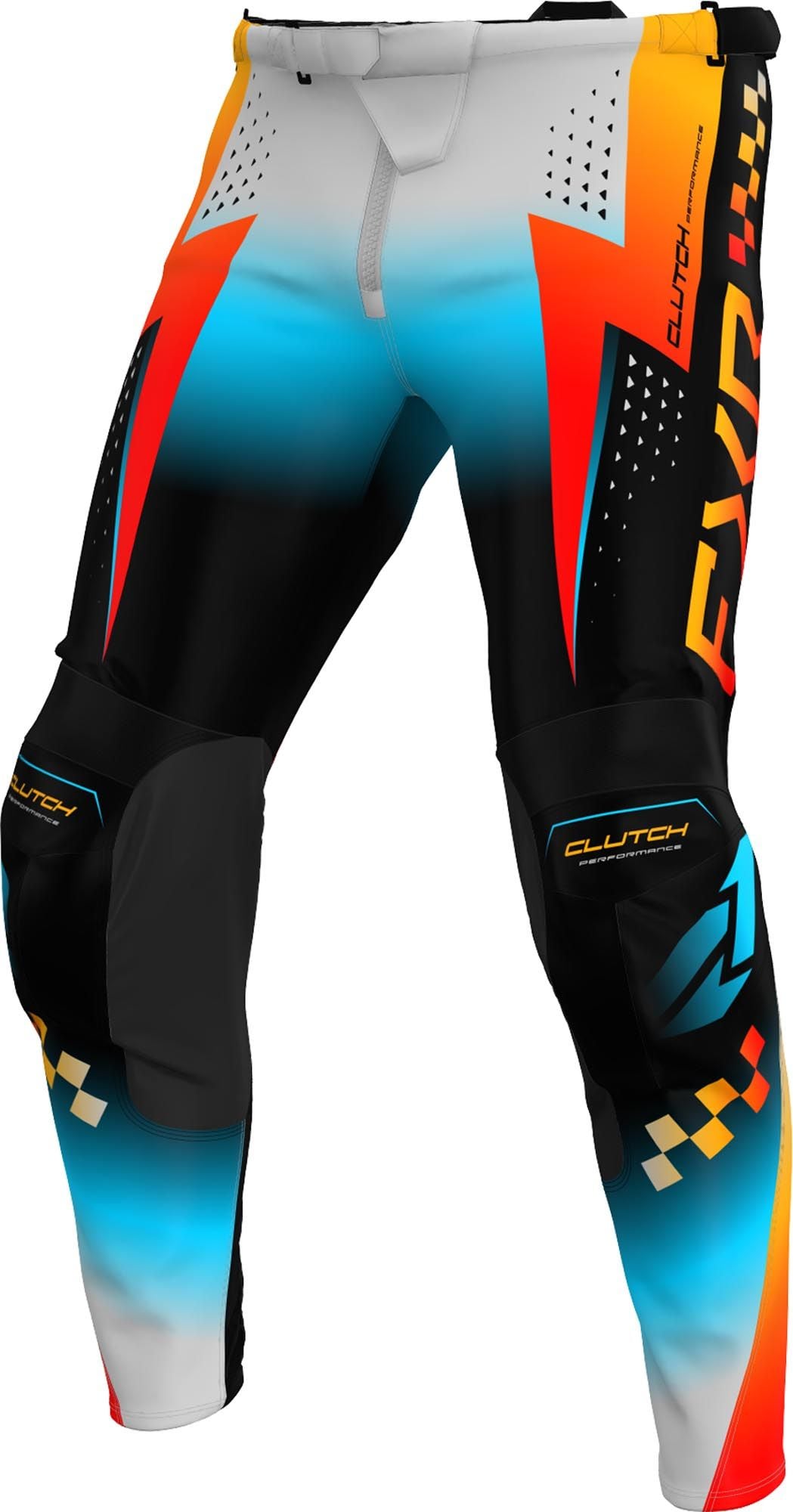 FXR Clutch Youth Motocross Pants - Chromeburner