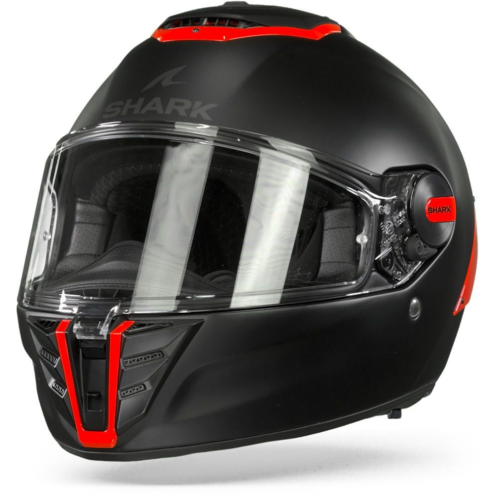 Shark Spartan Rs Blank Mat Sp Black Orange Black KOK - Chromeburner