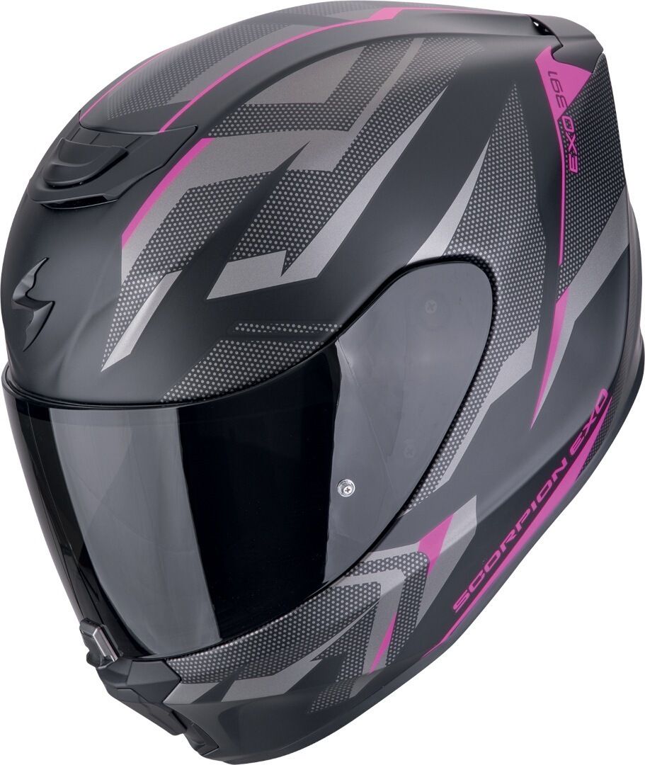 Scorpion EXO-391 Aaxo Black Pink Full Face Helmet - Chromeburner