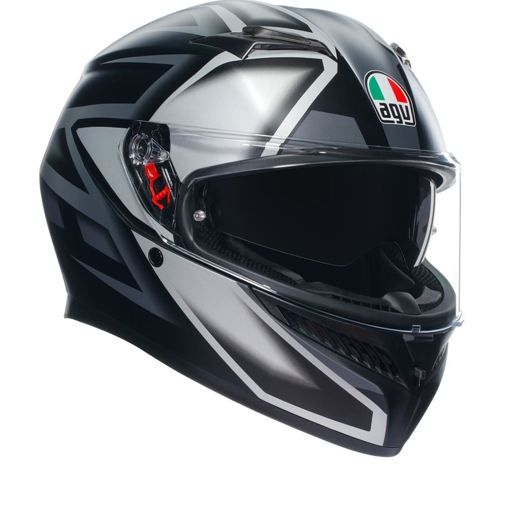 Agv K3 E2206 Mplk Compound Matt Black Grey 008 - Chromeburner