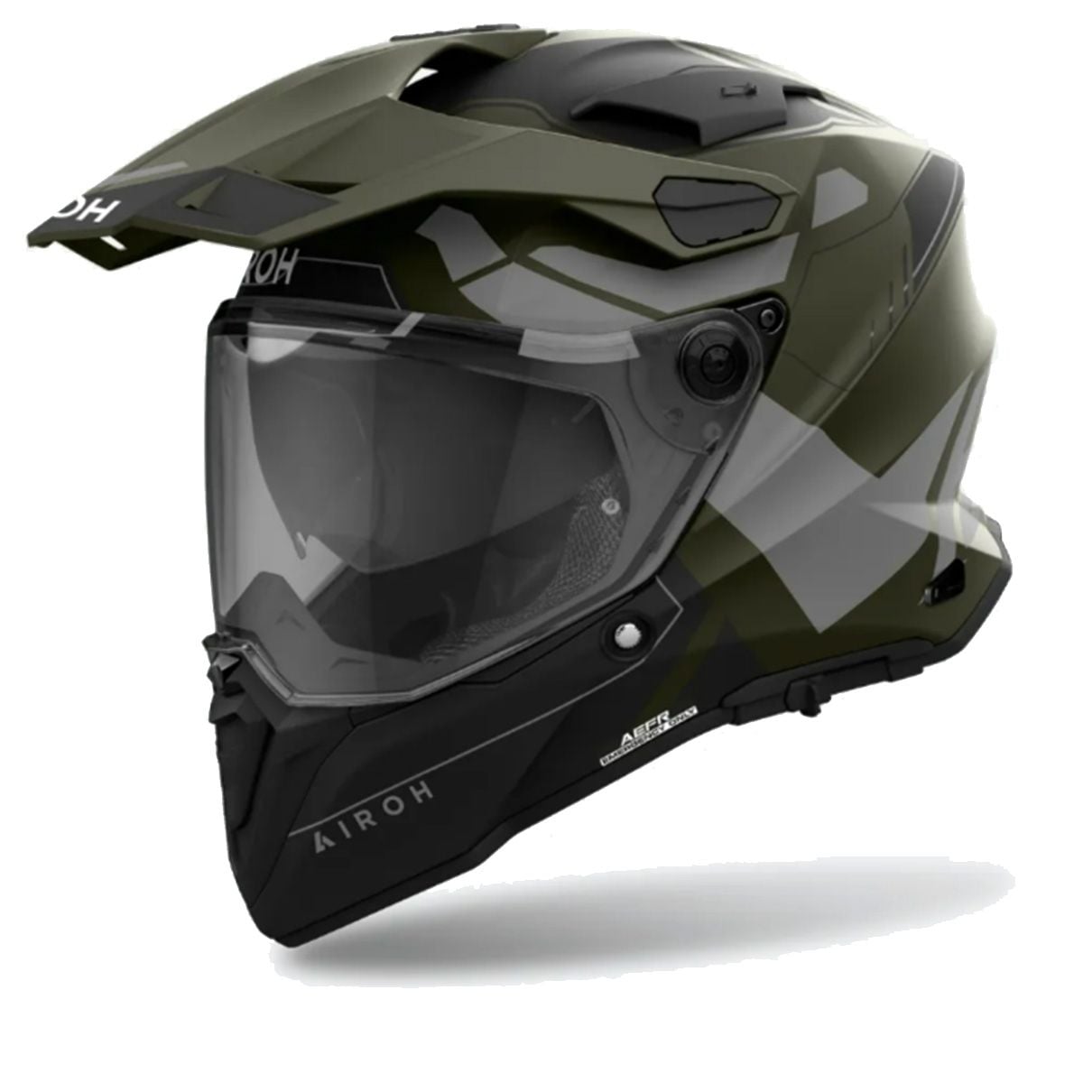 Airoh Commander 2 Reveal Military Green - Chromeburner