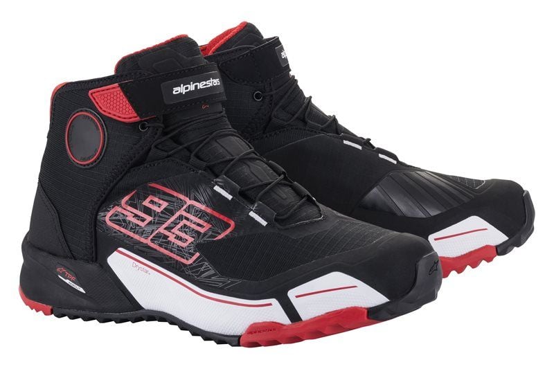 アルパインスターズ　MM93 CR-X DRYSTAR RIDING SHOES Alpinestars MM93 Cr-X Drystar Riding Shoes Black Red White