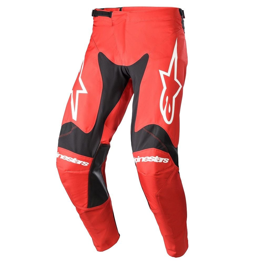 Alpinestars Racer Hoen Mars RedBurgundy Moto Gear Set - Pant and Jersey Combo 2024 Racer Hoen Pants - BLACK MOTOCROSS Pants
