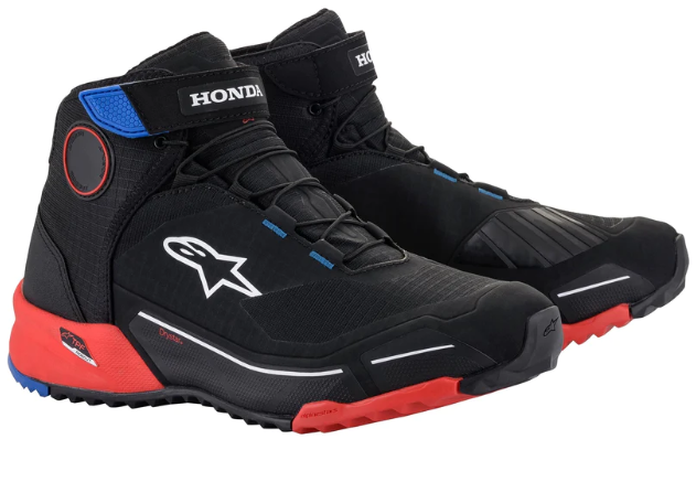 Alpinestars Honda Cr-X Drystar Riding Shoes Black Red Blue