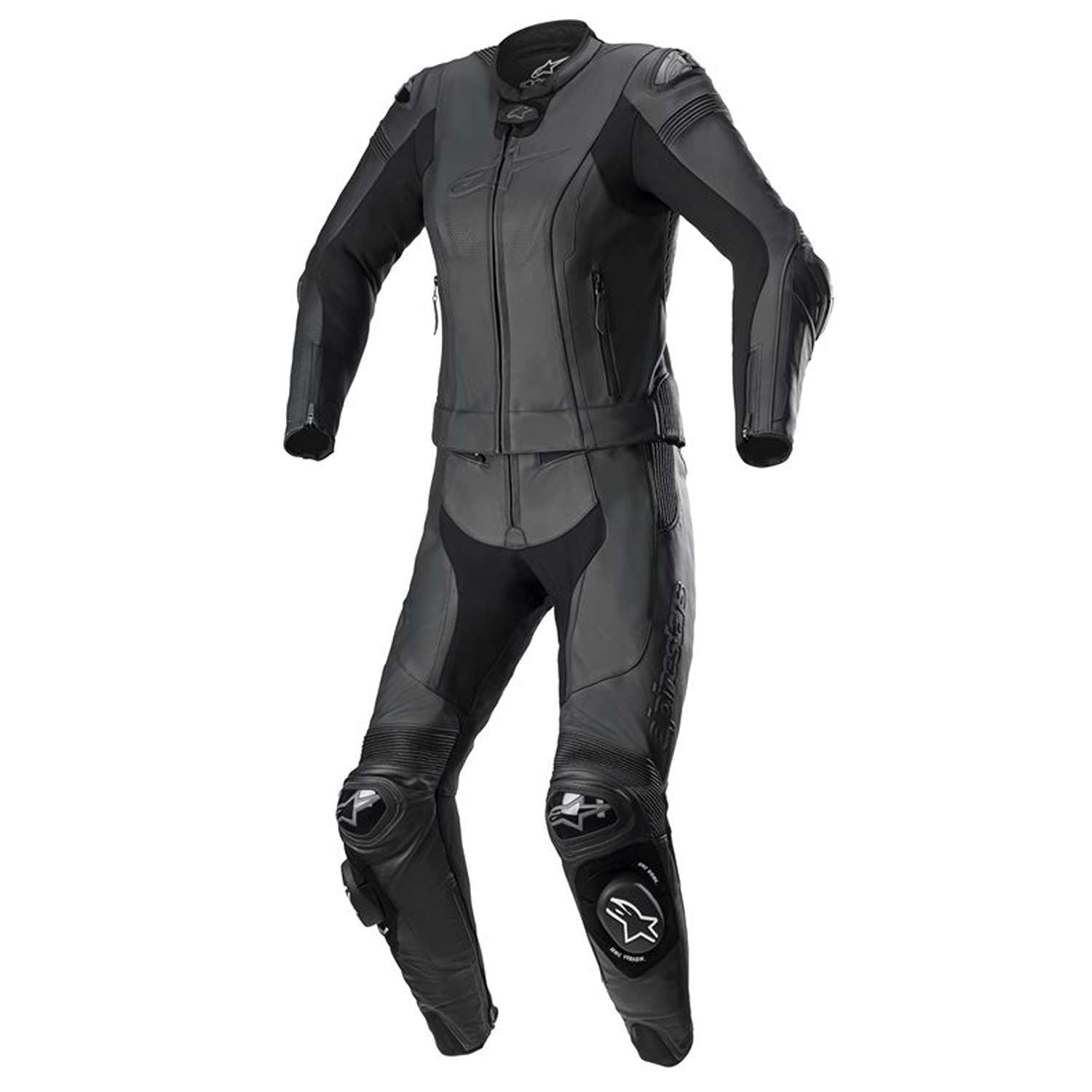 Alpinestars Stella Missile V2 Suit 2Pc Black Black - Chromeburner