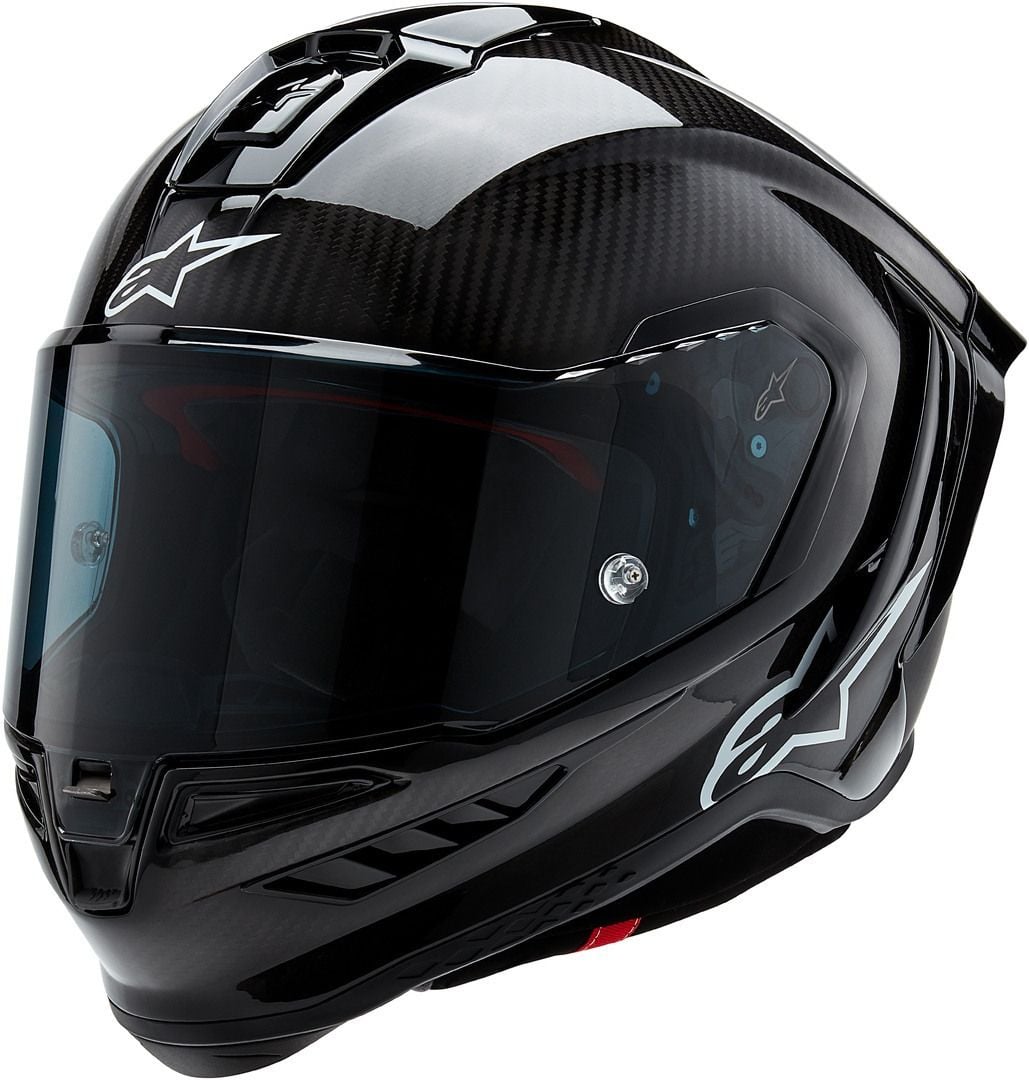 alpinestars supertech R10 カーボンヘルメット ブラック Alpinestars Supertech R10 Black Carbon M&G Full Face Helmet