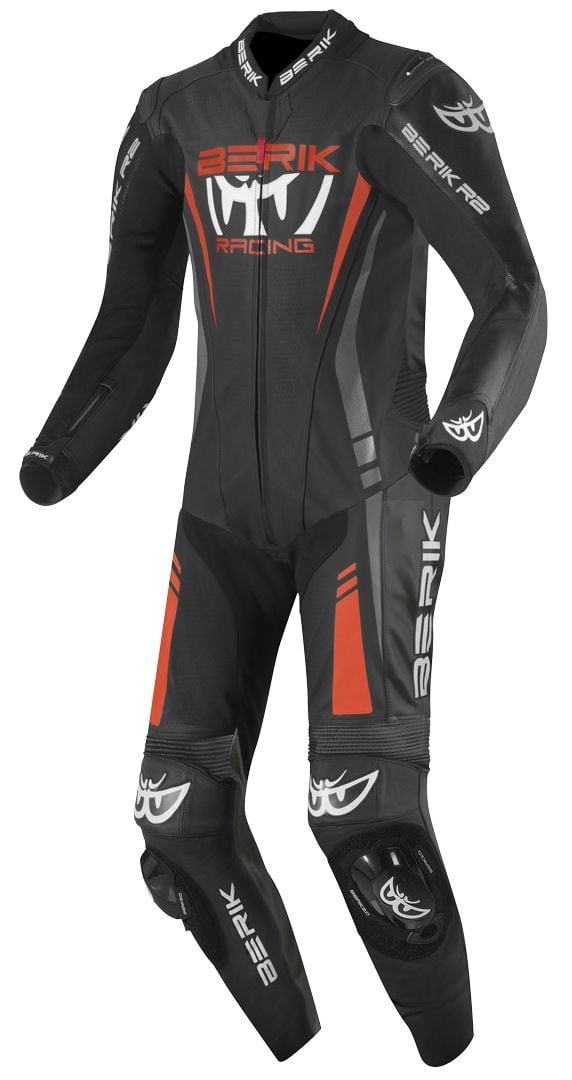 Berik Absolute GP Black Orange 1PC Leather Motorcycle Suit