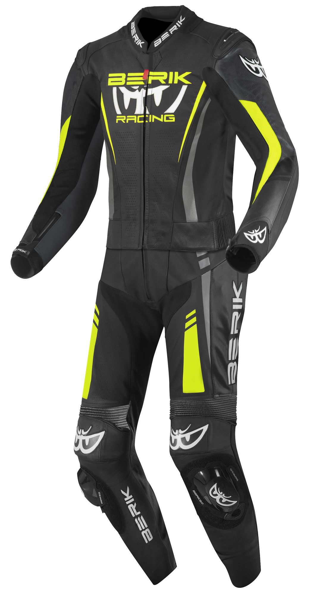 Berik Absolute GP2 Black Anthracite Neon Yellow 2PC Leather