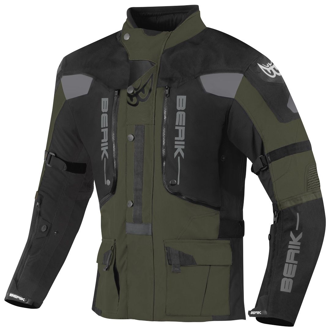 Berik Dakota Black Green Waterproof 3in1 Textile Motorcycle Jacket