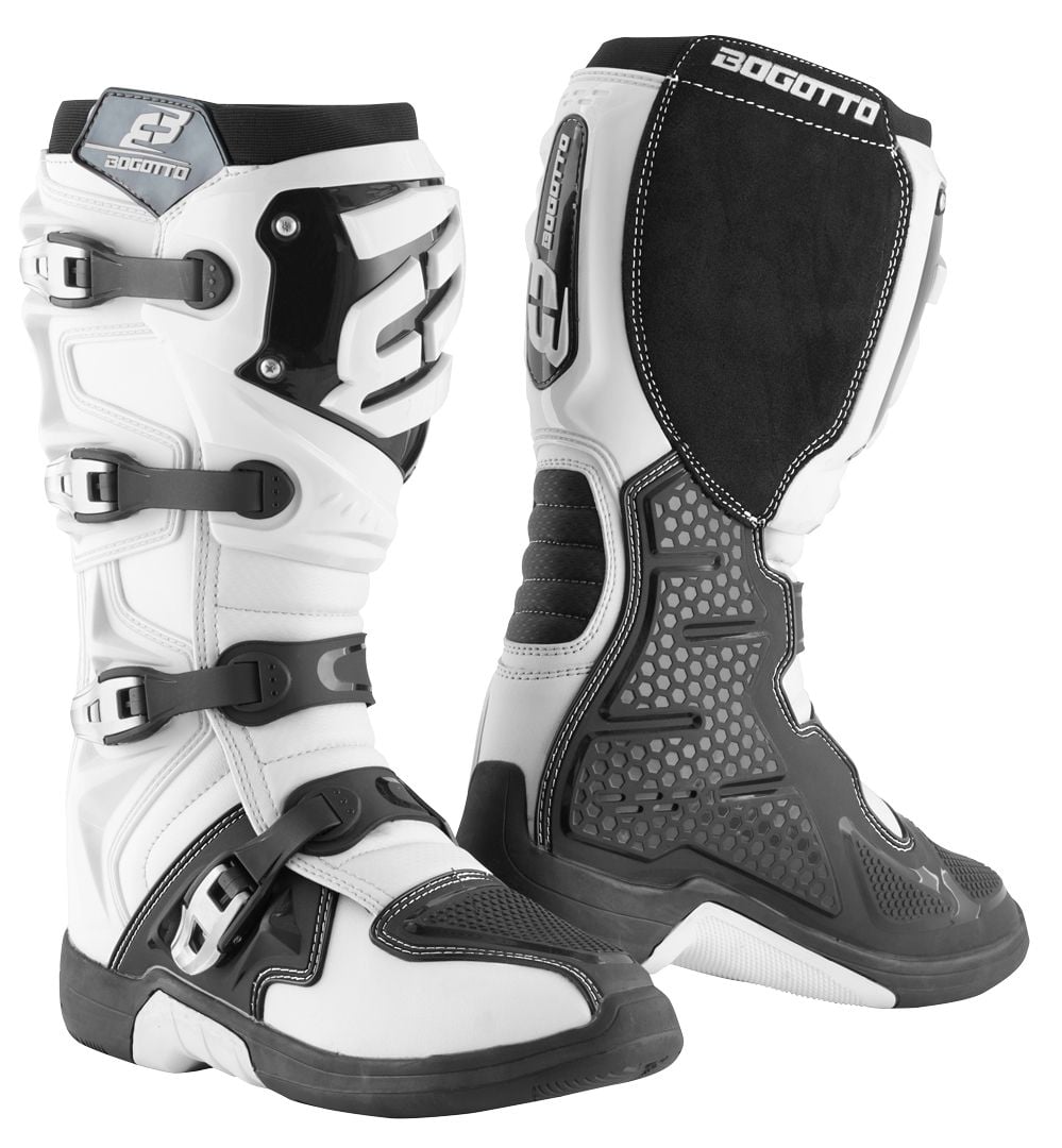 Bogotto MX-6 Blanco Negro Botas de Motocross