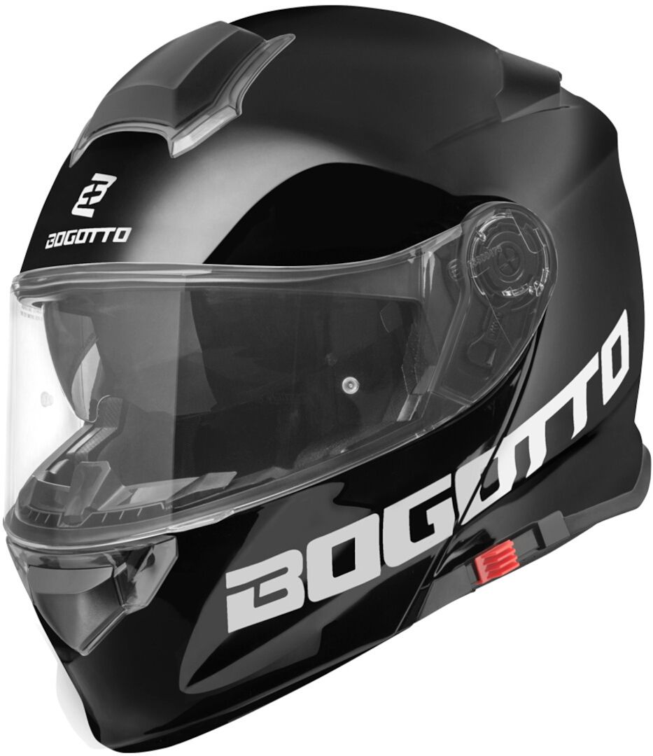 Bogotto V271 SPN Black Modular Helmet - Chromeburner