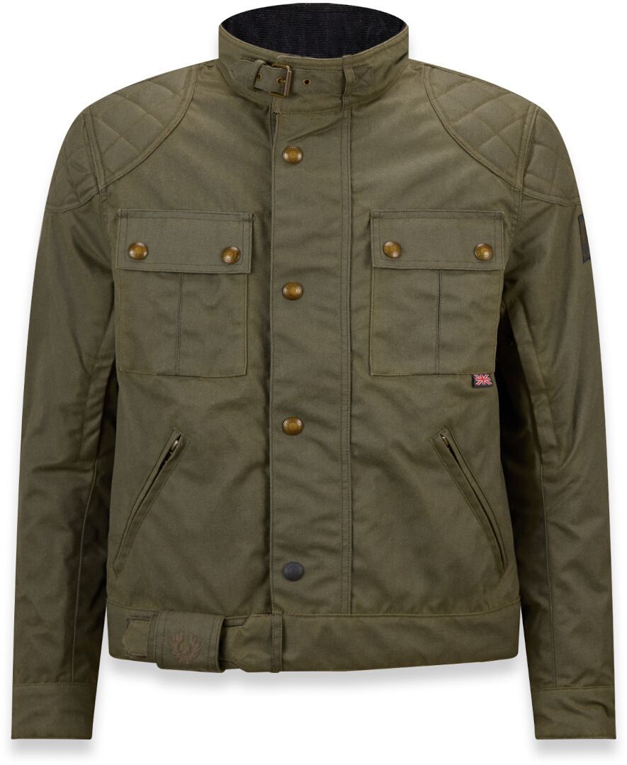Belstaff Brooklands Olive Waxed Jacket - Chromeburner Belstaff Brooklands Olive Waxed Jacket - Chromeburner