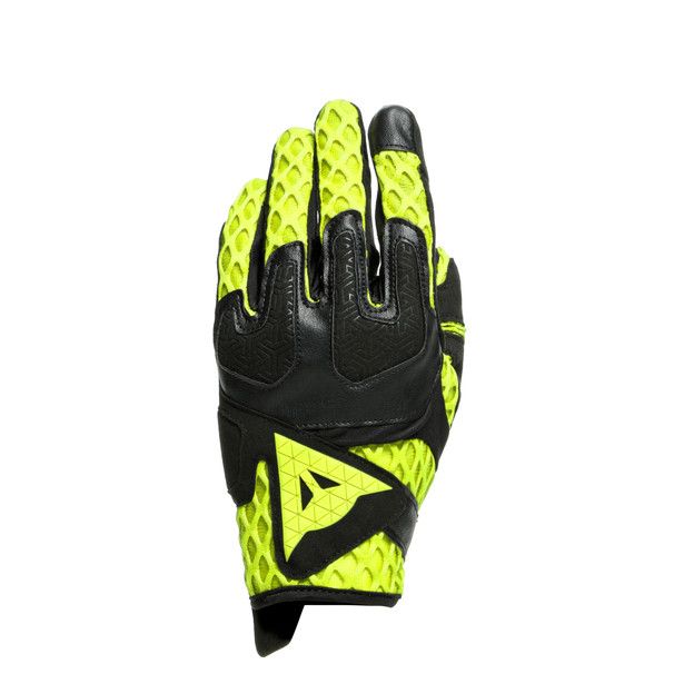 Dainese Air-Maze Unisex Black Fluo Yellow Motorcycle Gloves