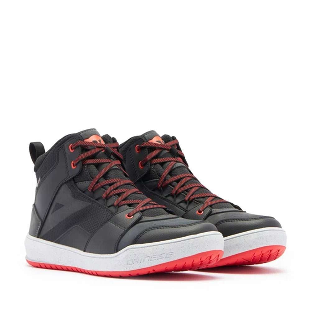 バイクウェア・装備 Dainese SUBURB D-WP SHOES 25cm Dainese Suburb D-Wp Shoes Black White Red Lava - Chromeburner