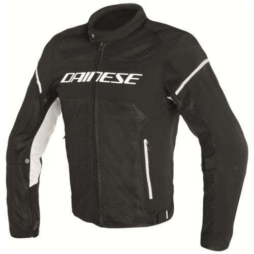 Dainese Air Frame D1 Black Black White Textile Motorcycle Jacket
