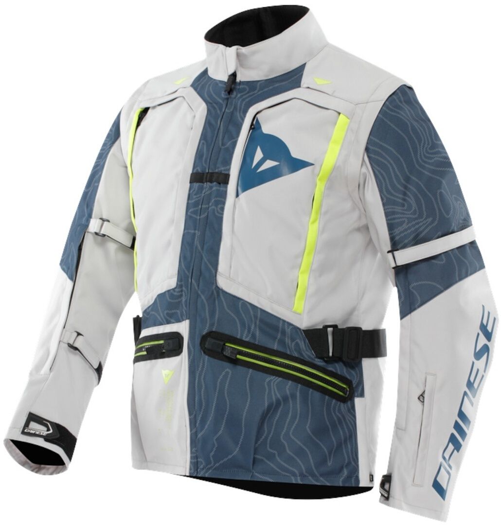 Dainese Sterrato Grigio Chiaro Blu Giacca Tessuto