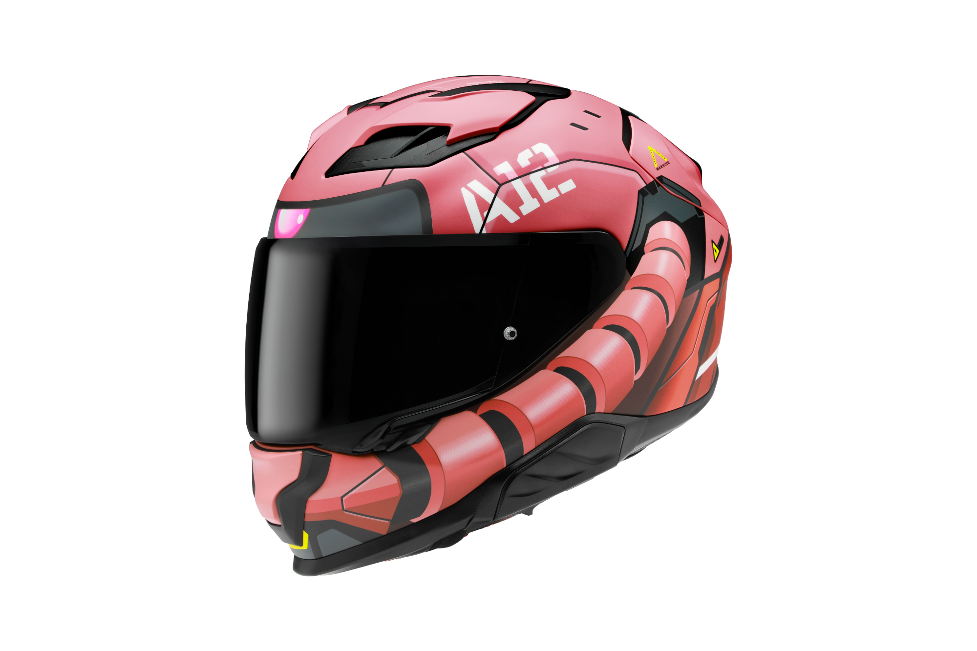 harumama HJC F71 Zaku Bandai Namco Black Pink Full Face Helmet - Chromeburner