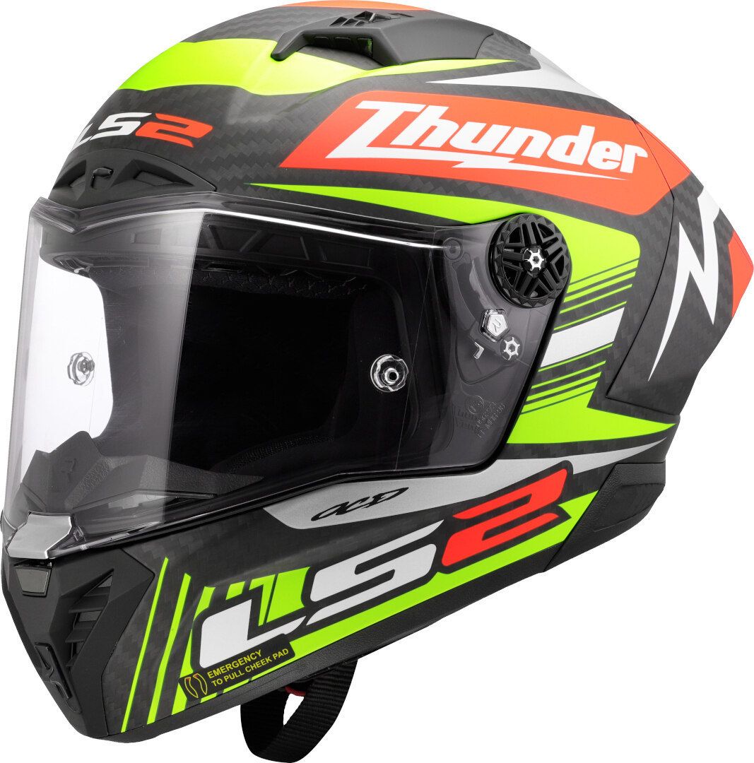 LS2 FF805 Thunder GP Aero Replica Black 06 Full Face Helmet