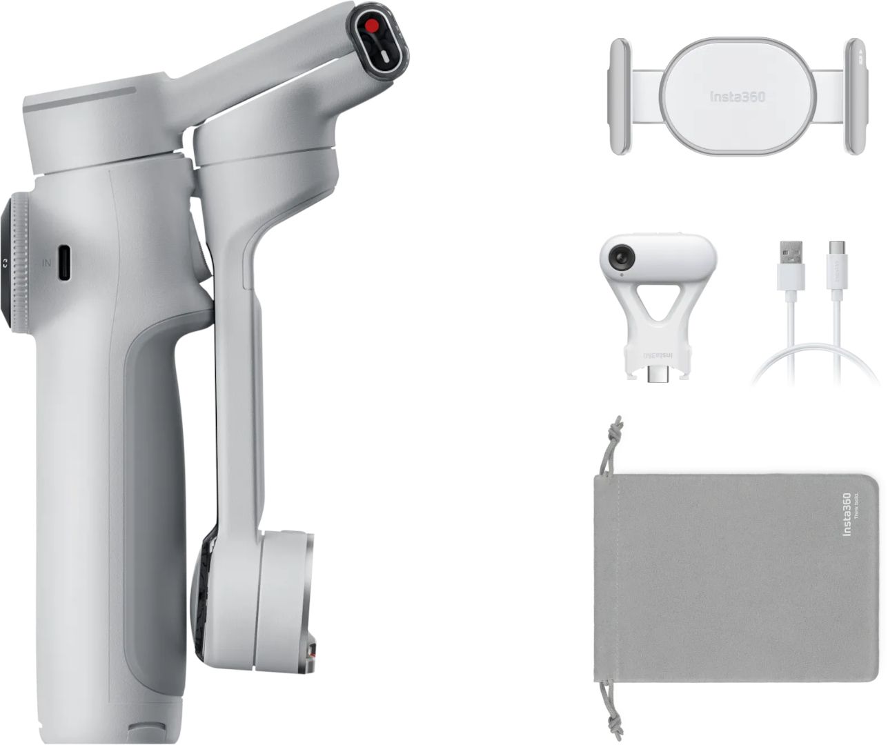 ☆Insta360 Flow 2 Pro + AI Tracker☆ Amazon.com: Insta360 Flow 2 Pro Creator Bundle Grey - Foldable AI