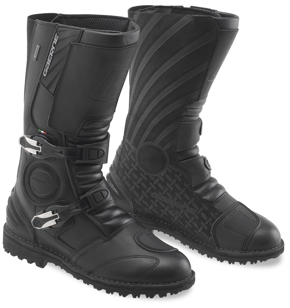 Gaerne G-Midland Gore-Tex Black Boots - Chromeburner