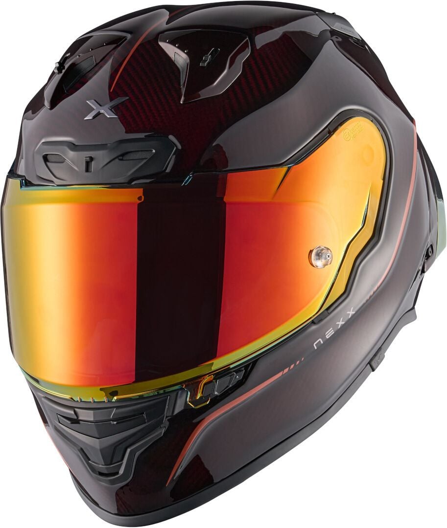 Nexx X.R3R Hagibis フルフェイスヘルメット Nexx X.R3R Hagibis Red Full Face Helmet - Chromeburner