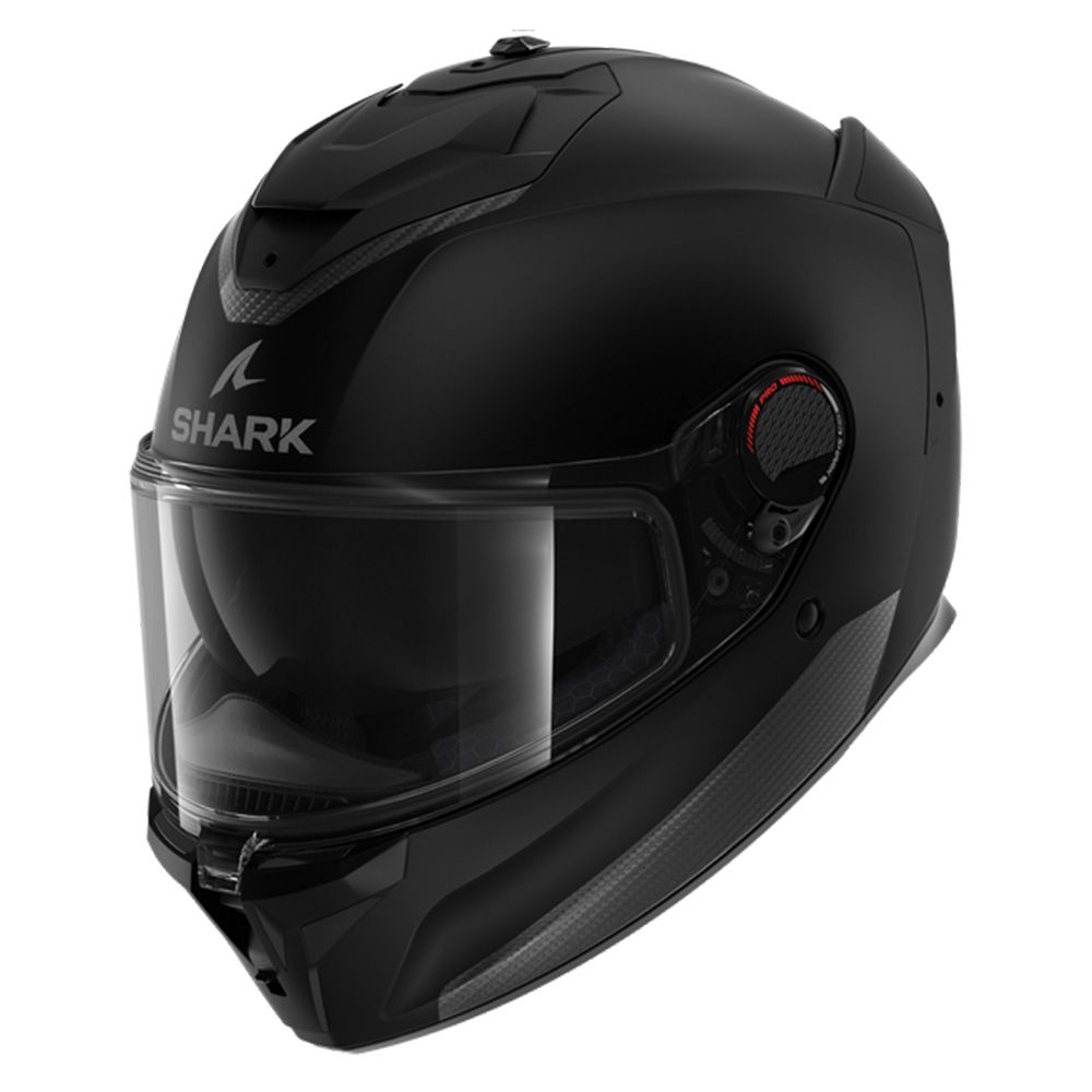 Shark Spartan Gt Pro Blank Mat Black Mat KMA - Chromeburner
