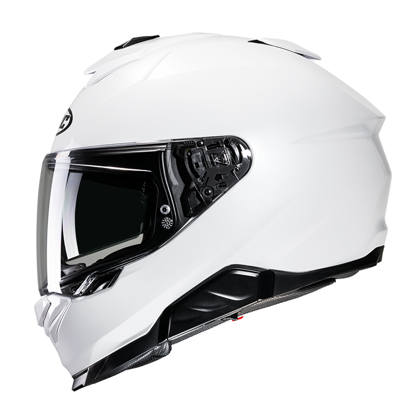 Hjc I71 White Pearl White Full Face Helmet - Chromeburner