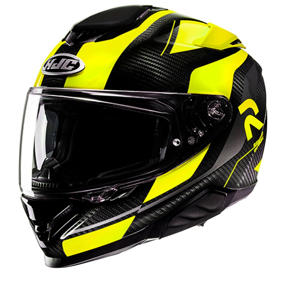 HJC Rpha 71 Carbon Hamil Black Yellow - Chromeburner