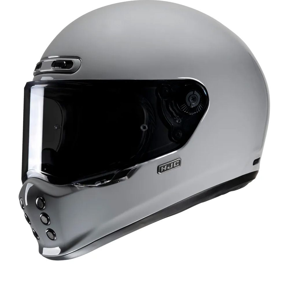 HJC V10 グレー クラシック フルフェイス ヘルメットL(58-59cm) Hjc V10 Grey N. Grey Full Face Helmets - Chromeburner