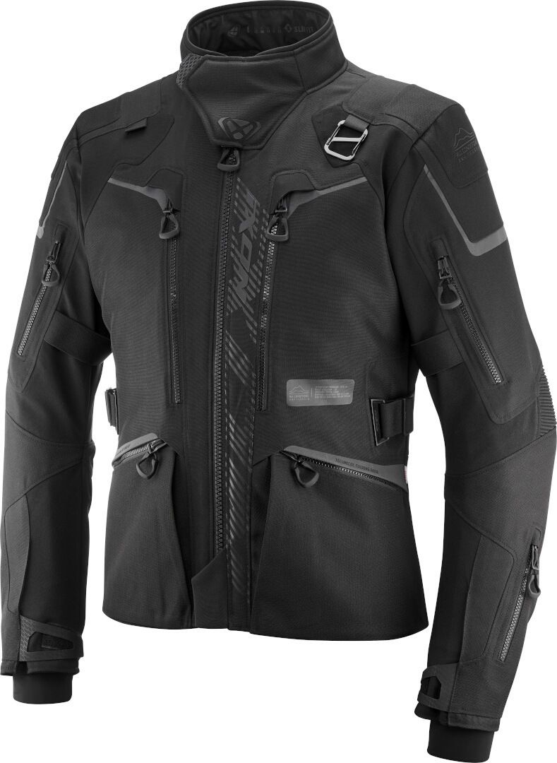 Ixon Odin Long Black Waterproof Textile Motorcycle Jacket