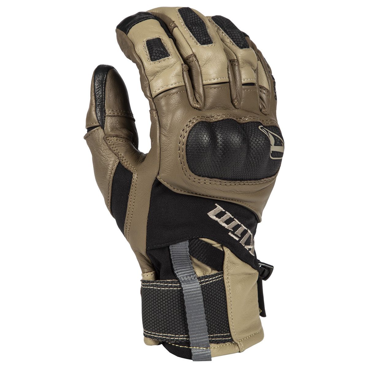 Klim Adventure Short GTX Tan Motorcycle Gloves - Chromeburner