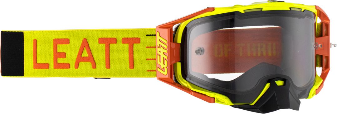 Leatt Velocity 6.5 オフロードゴーグル イエロー/オレンジ Leatt Velocity 6.5 Light Yellow Orange Motocross Goggles