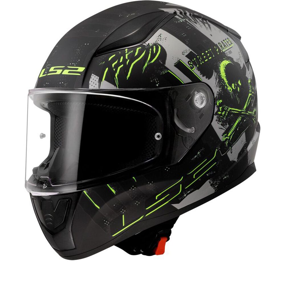 ls2 ff353 rapid naughty helmet Gloss Black Hi-Viz Yellow Destination Moto The visor is double LS2 FF353 Rapid Naughty Helmet