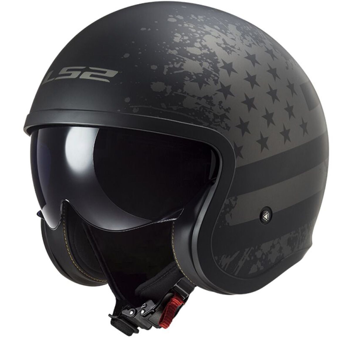 LS2 OF599 Spitfire II Matt Black Flag-06 - Chromeburner