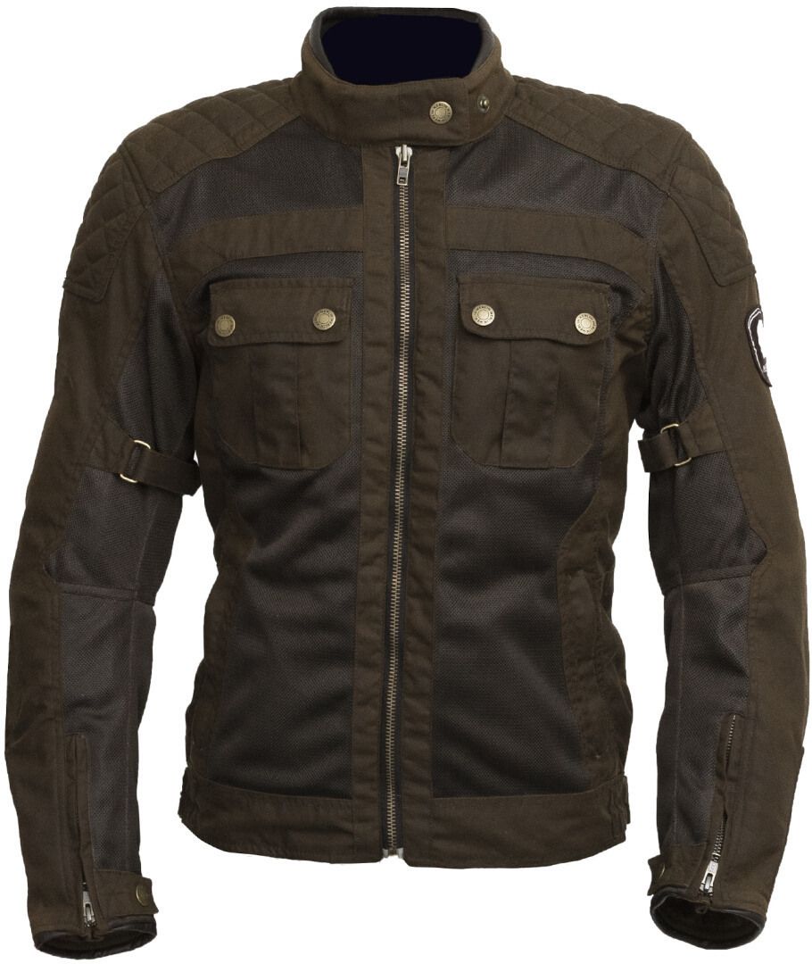 Merlin Shenstone Air Damen Textil-Motorradjacke Oliv Chromeburner