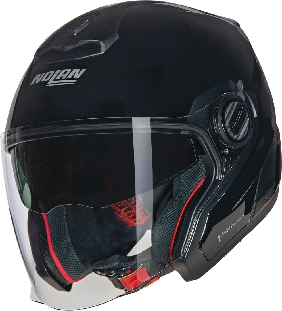 Nolan N40-5 06 Classico 301 Black Glossy Jet Helmet - Chromeburner