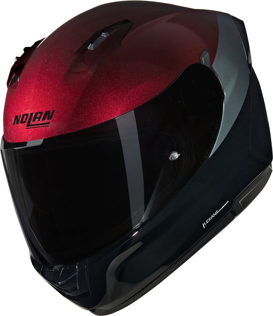black cherry colored motorcycle helmet HAX Force Blade Matte Red M face Helmet benefits without taking your helmet off to eat DOT Modular Helmet Daytona Glide